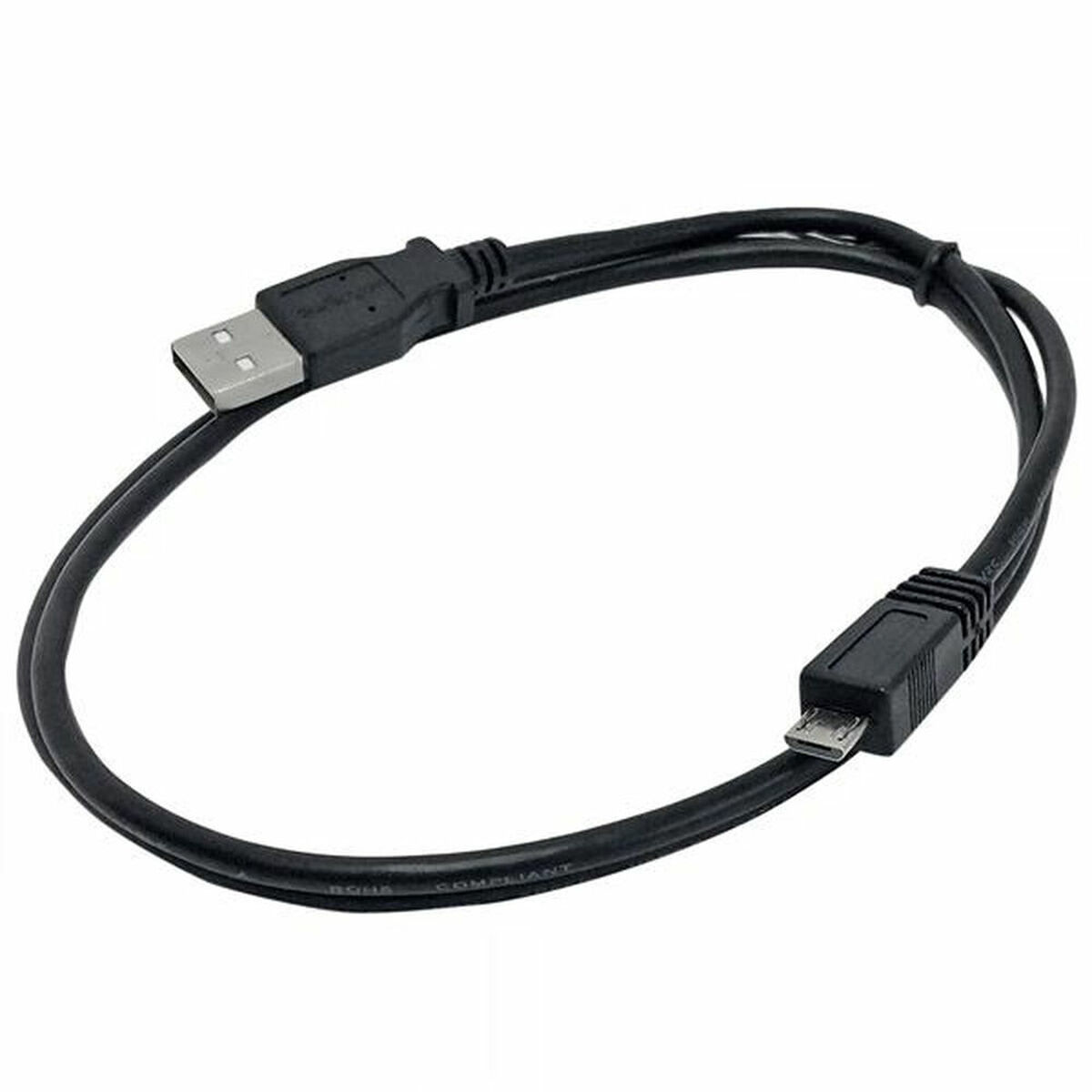USB-kabel til Micro USB Startech UUSBHAUB1M USB A Micro USB B Sort
